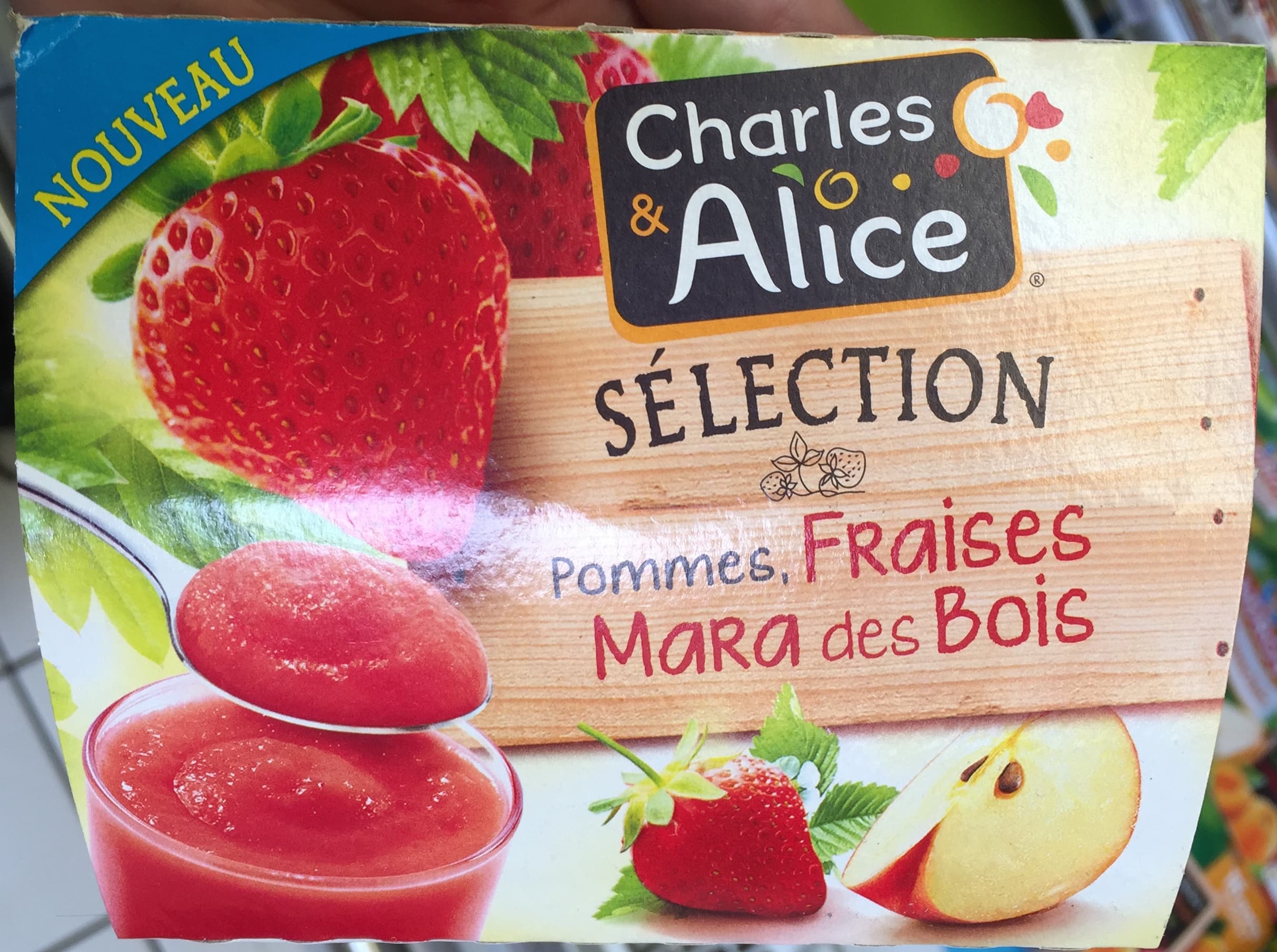 Charles & Alice Sélection Pommes, Fraises Mara des Bois packshot