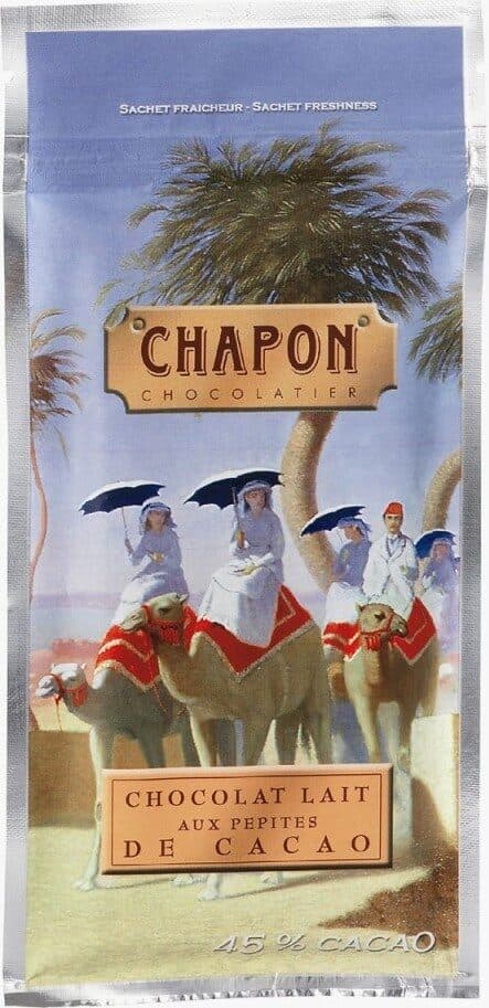 Chapon Chocolatier Chocolat Lait Pépites De Cacao packshot