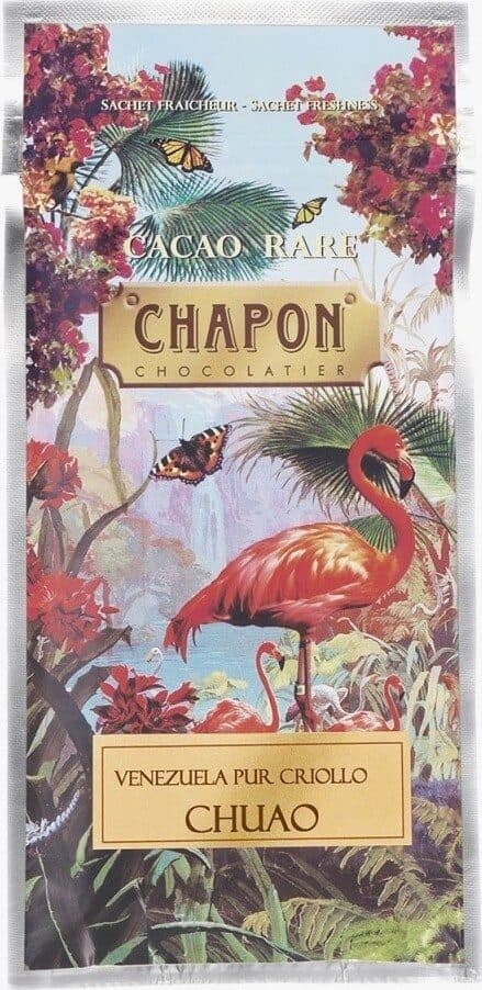Chapon Tablette de chocolats noir d'origine Chuao packshot