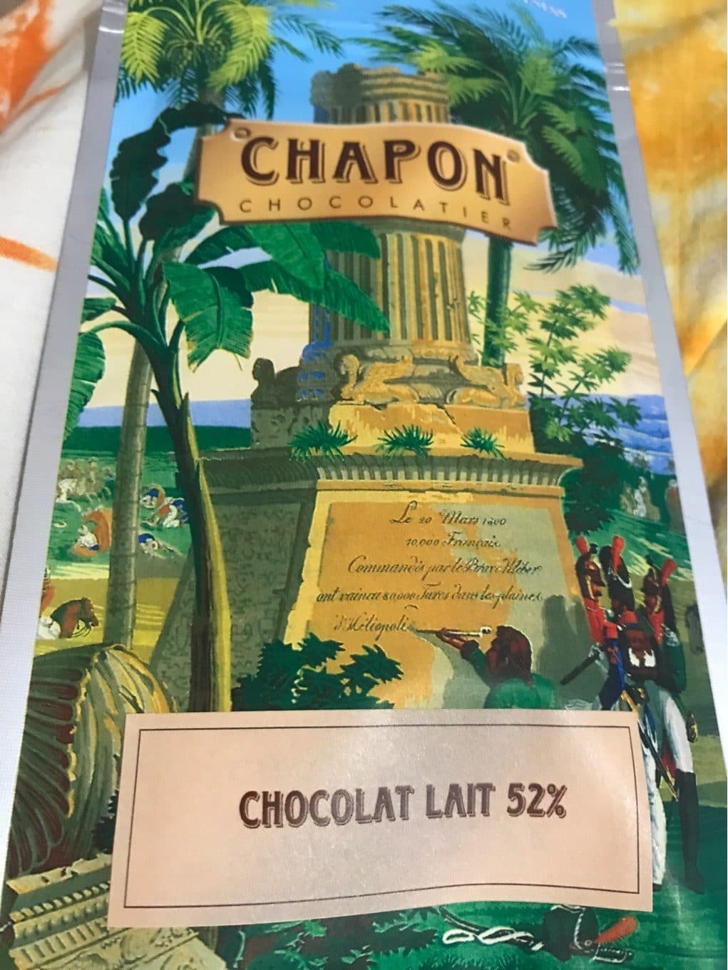 CHAPON CHOCOLAT LAIT 52% packshot
