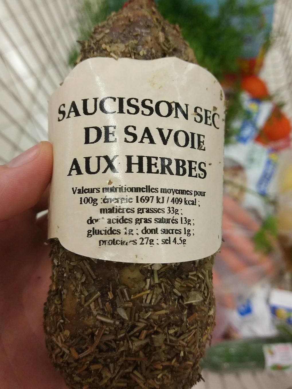 Maison De Savoie Saucisson sec de Savoie aux herbes packshot