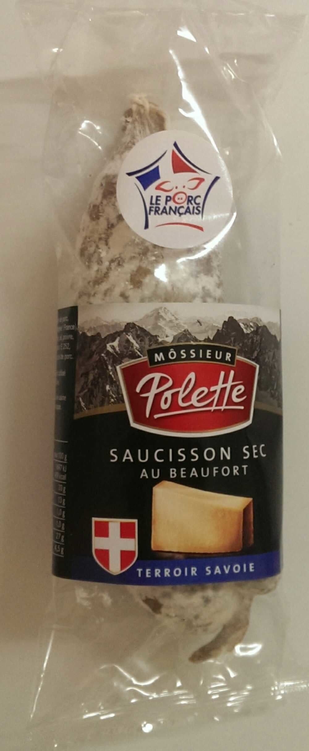 Môssieur Polette Saucisson sec au Beaufort packshot