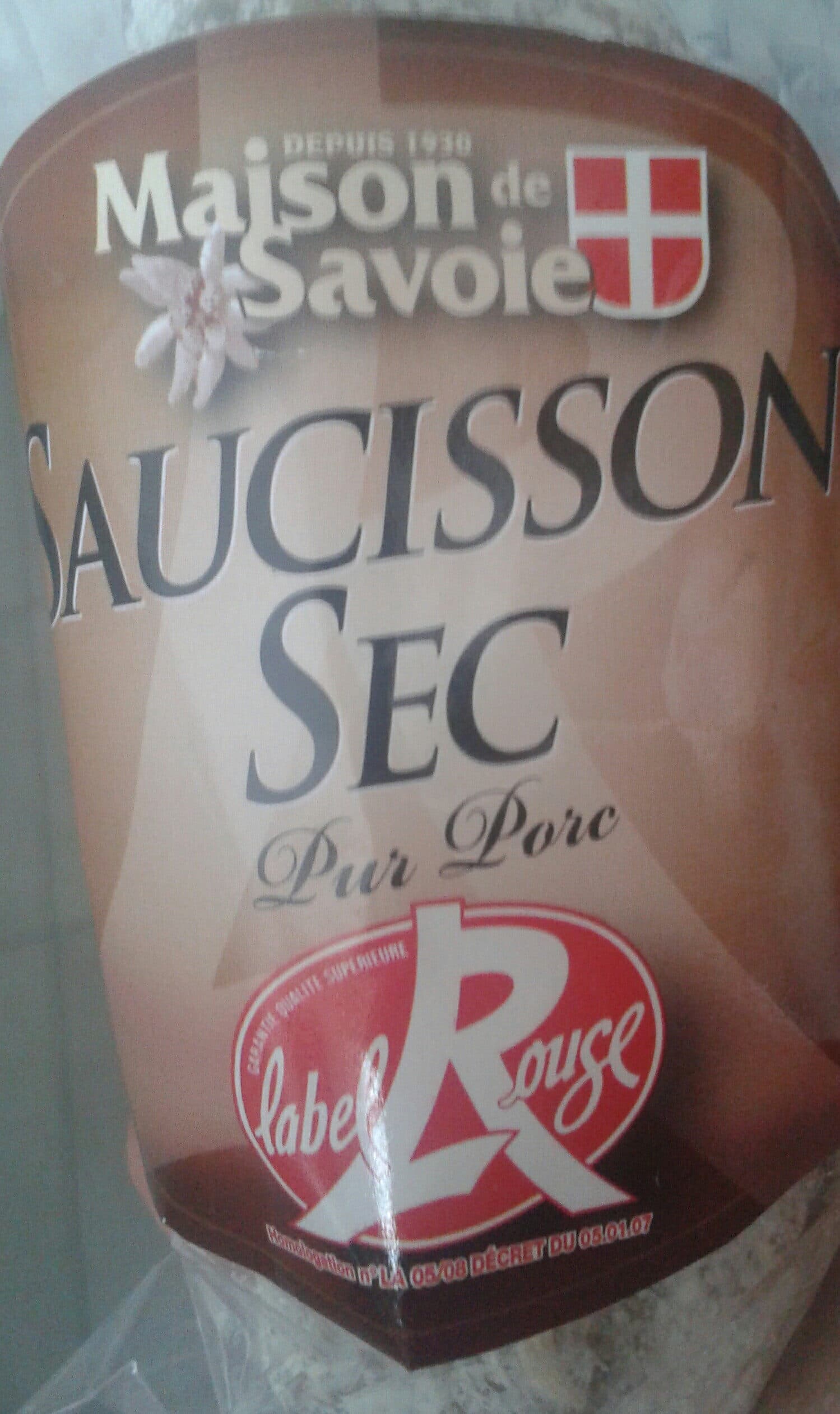 Maison De Savoie Saucisson pur porc Label Rouge Maison de Savoie packshot