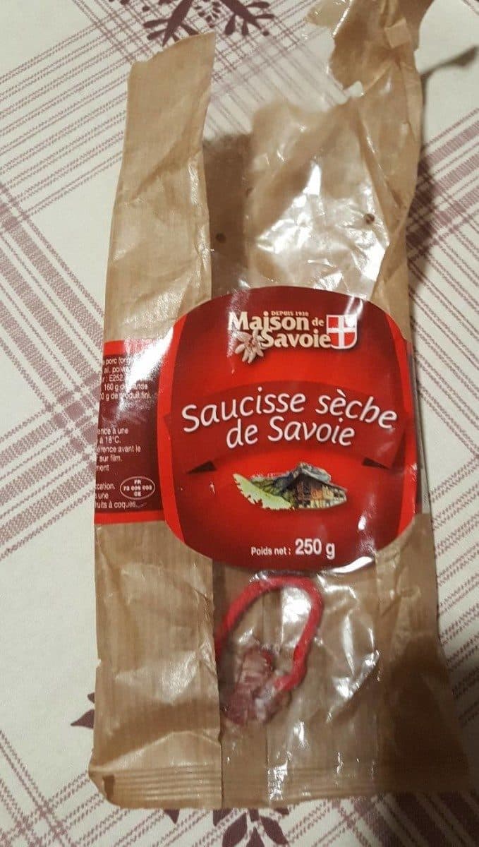 Open Food Facts Saucisse sèche de savoie packshot