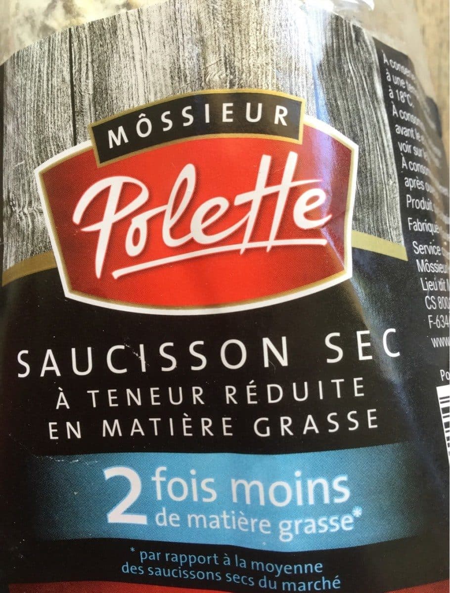 Open Food Facts Saussicon sec packshot