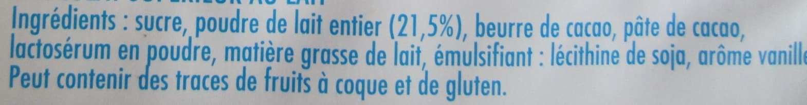 Elot Chocolat au lait packshot