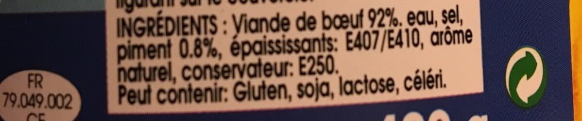Open Food Facts Boeuf assaisonnée packshot