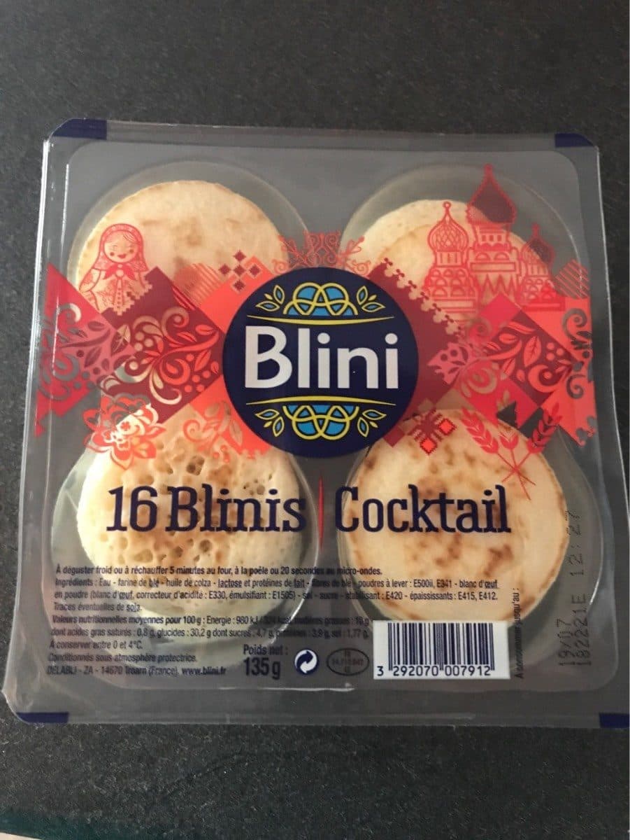 Blini 16 blinis cocktail packshot