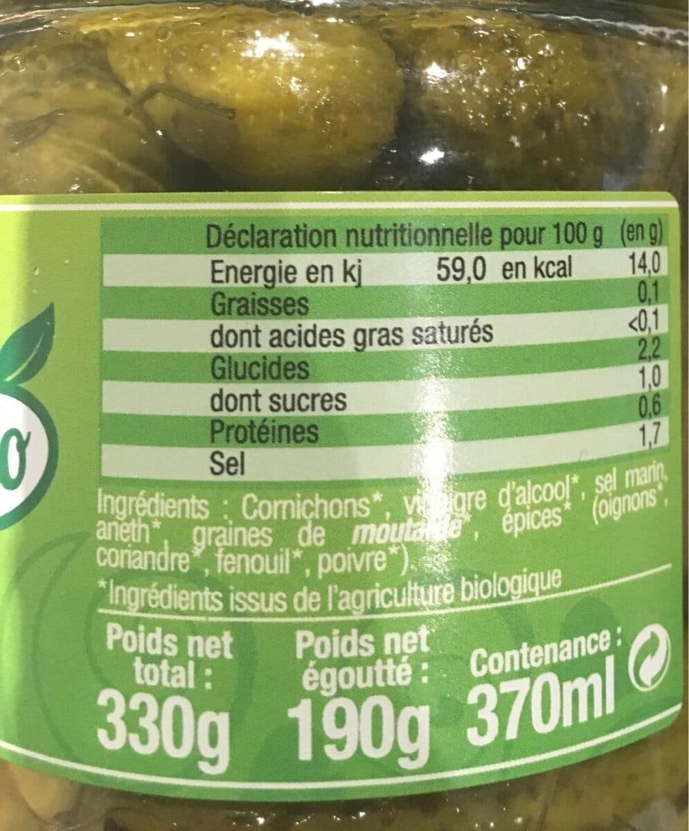 Alélor Cornichons packshot