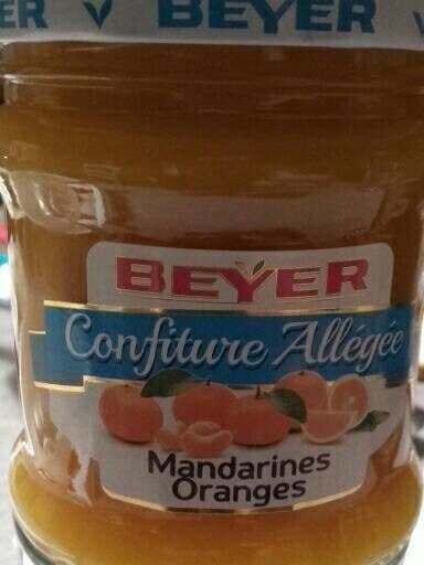 Beyer Confiture allégée mandarines oranges packshot