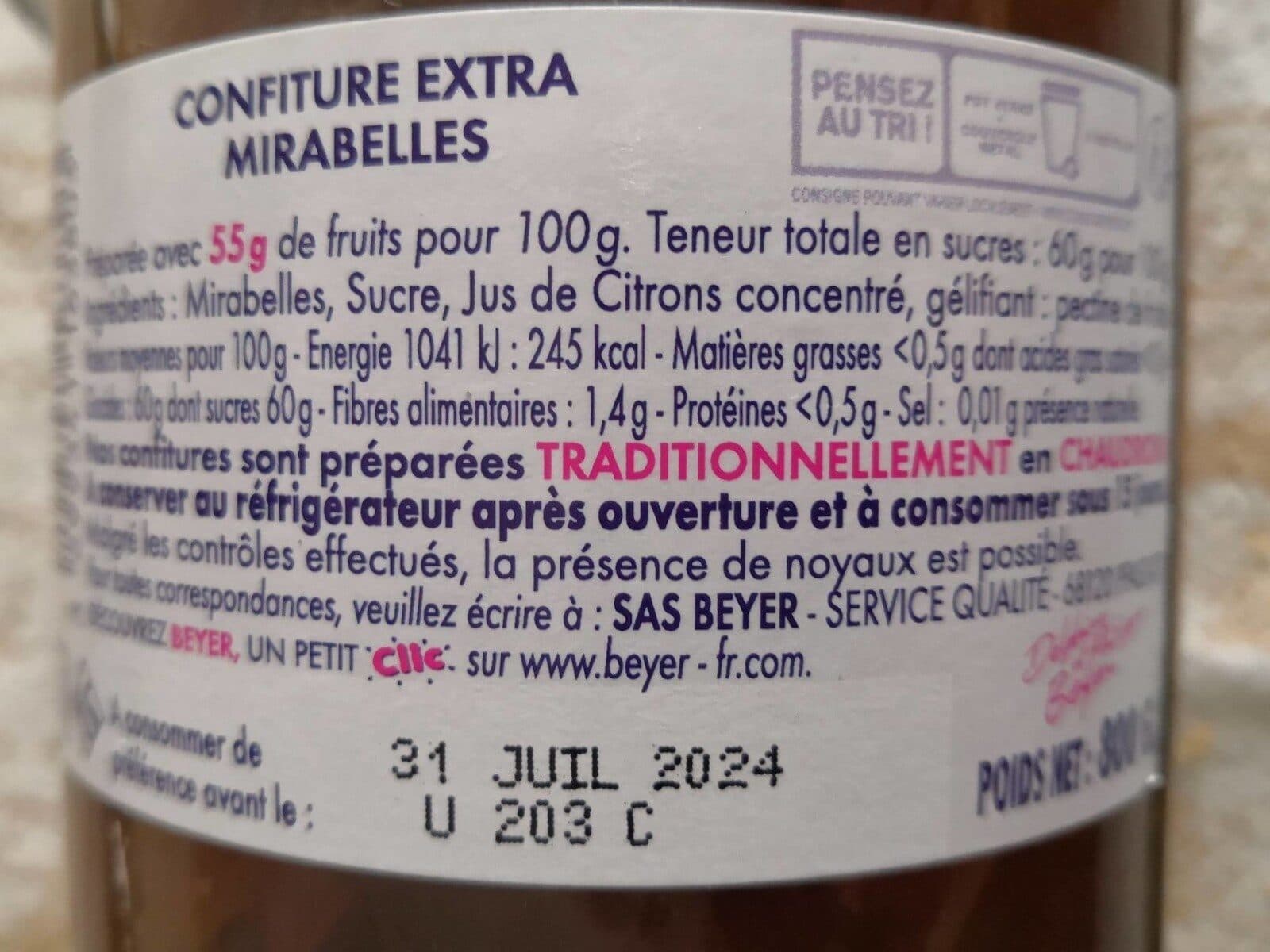 Beyer Extra Confiture packshot