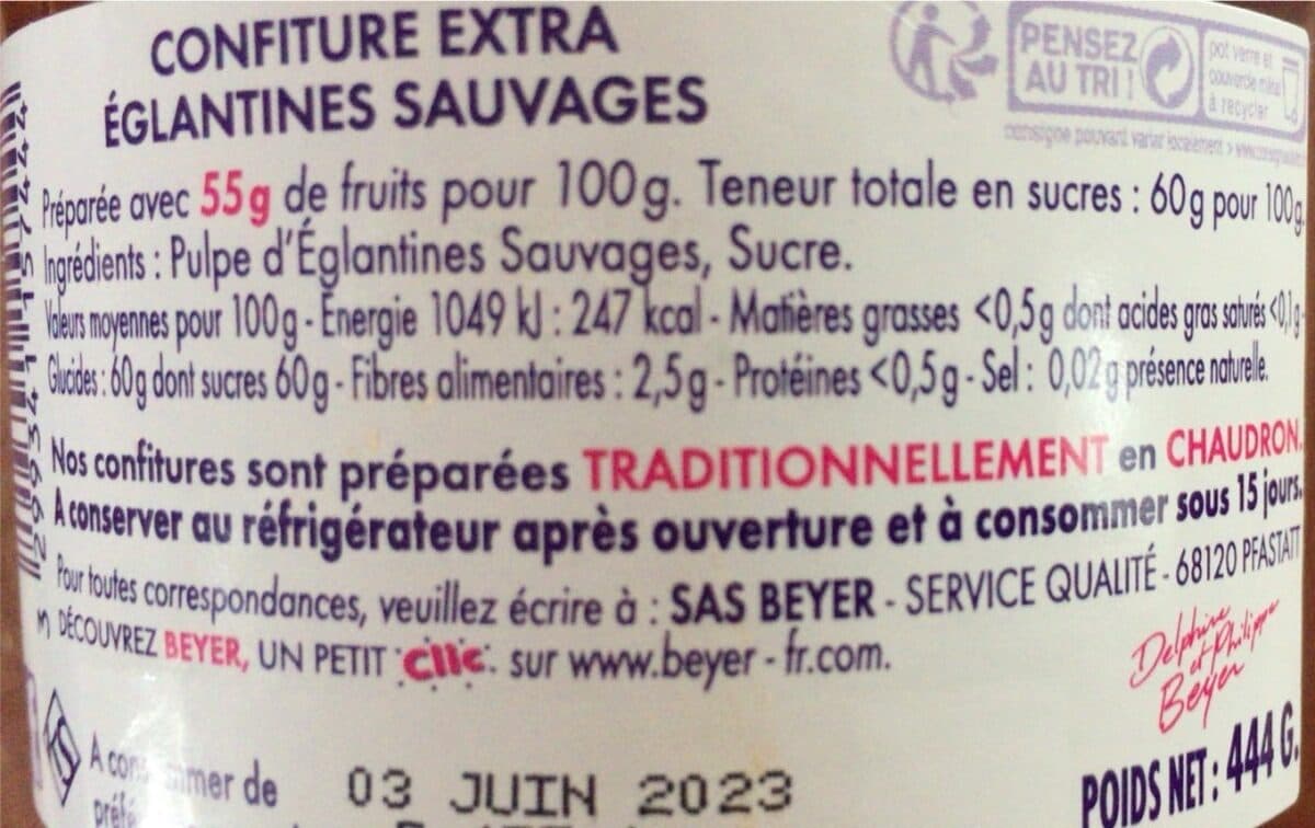 Beyer Eglantines sauvages packshot