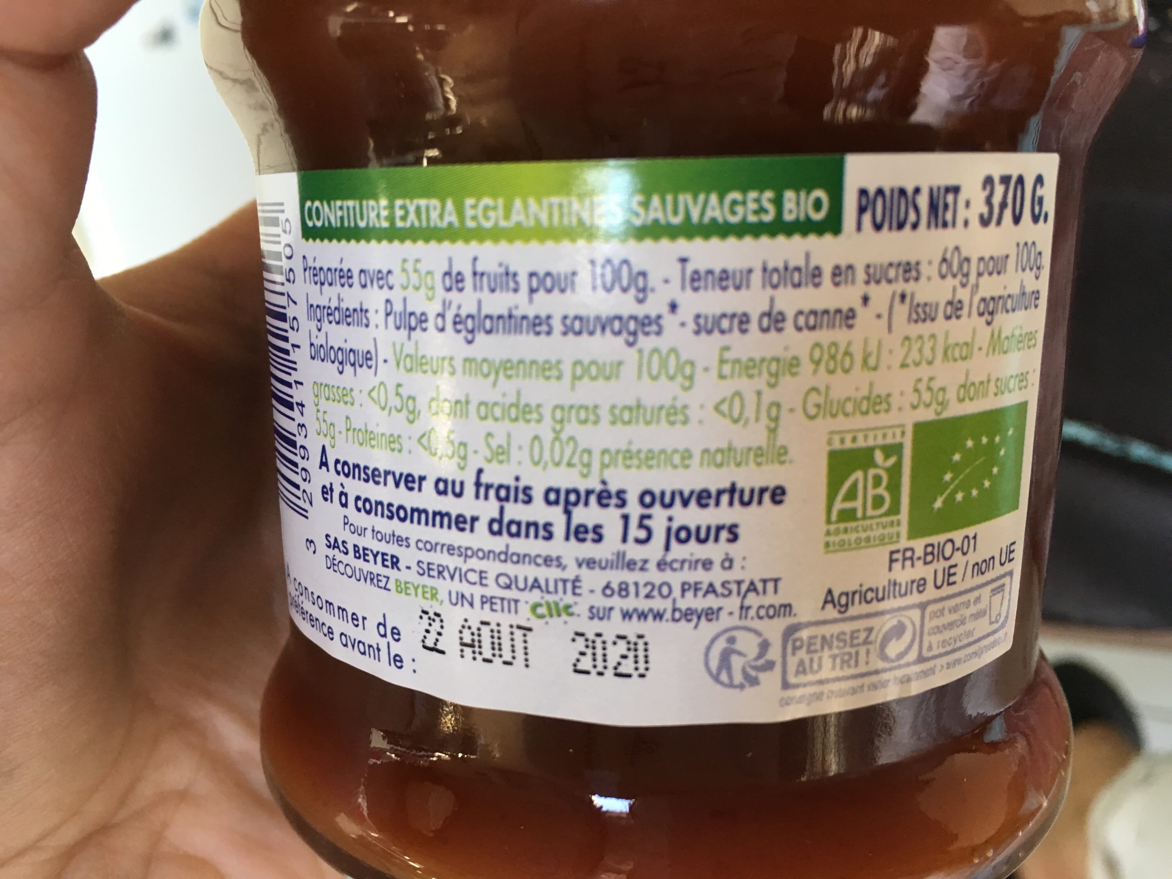 Beyer Confiture Eglantines sauvages packshot