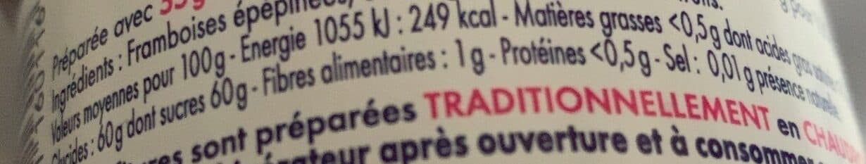 Beyer Confiture Extra Framboises épépinées packshot