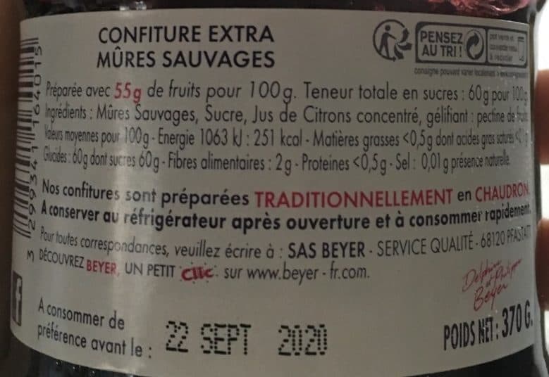Beyer Confiture Extra packshot
