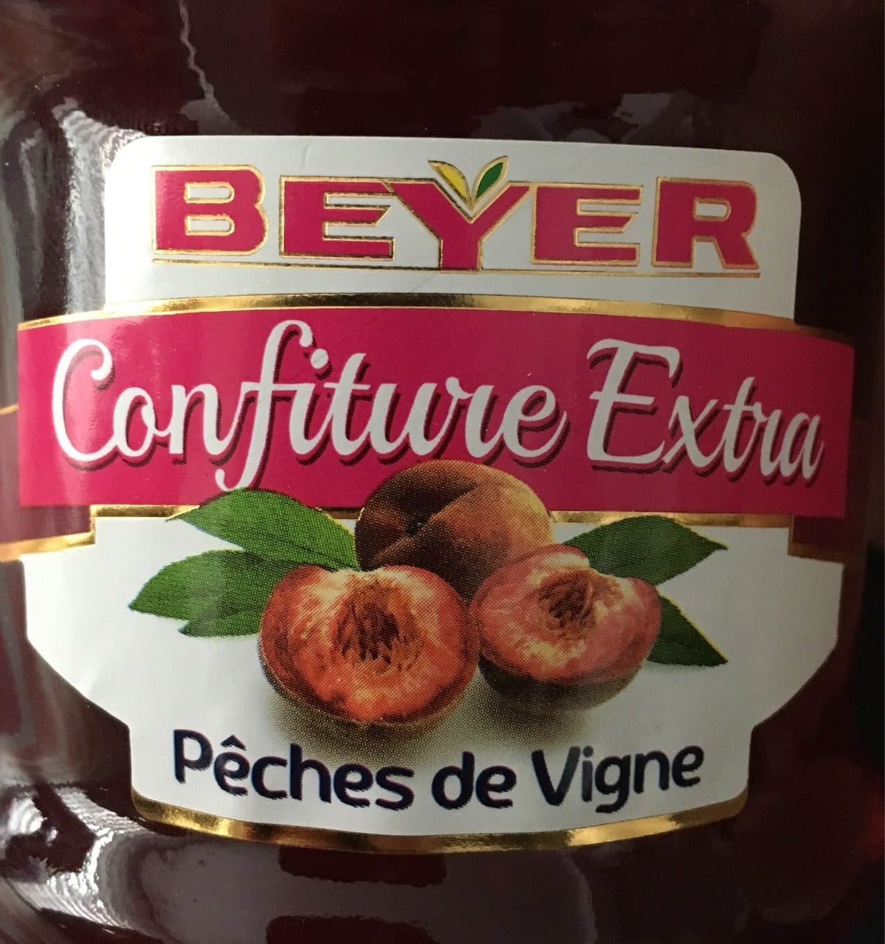 Beyer Confiture extra pêches de vigne packshot