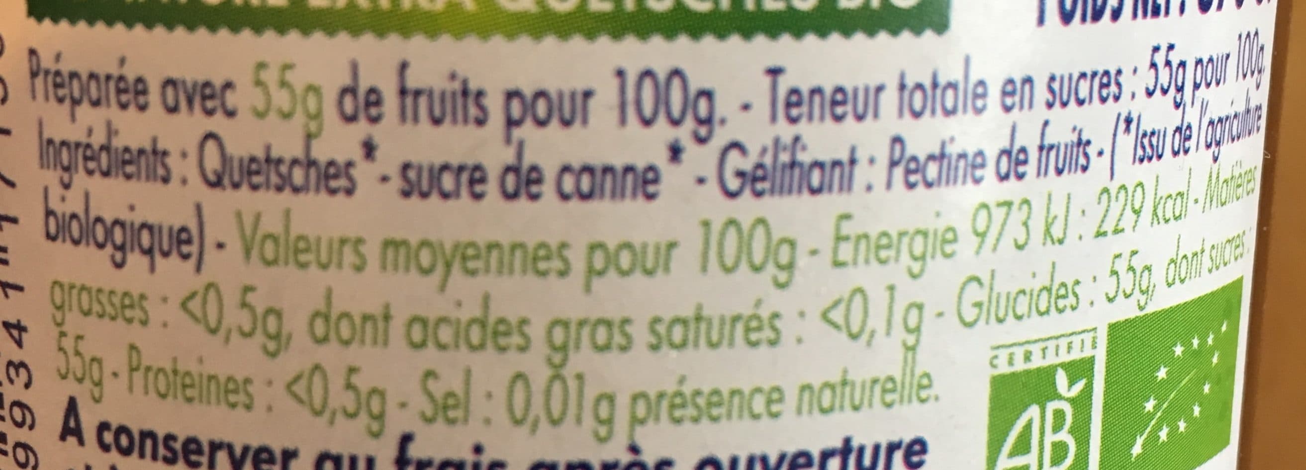 Beyer Confiture bio quetsches packshot