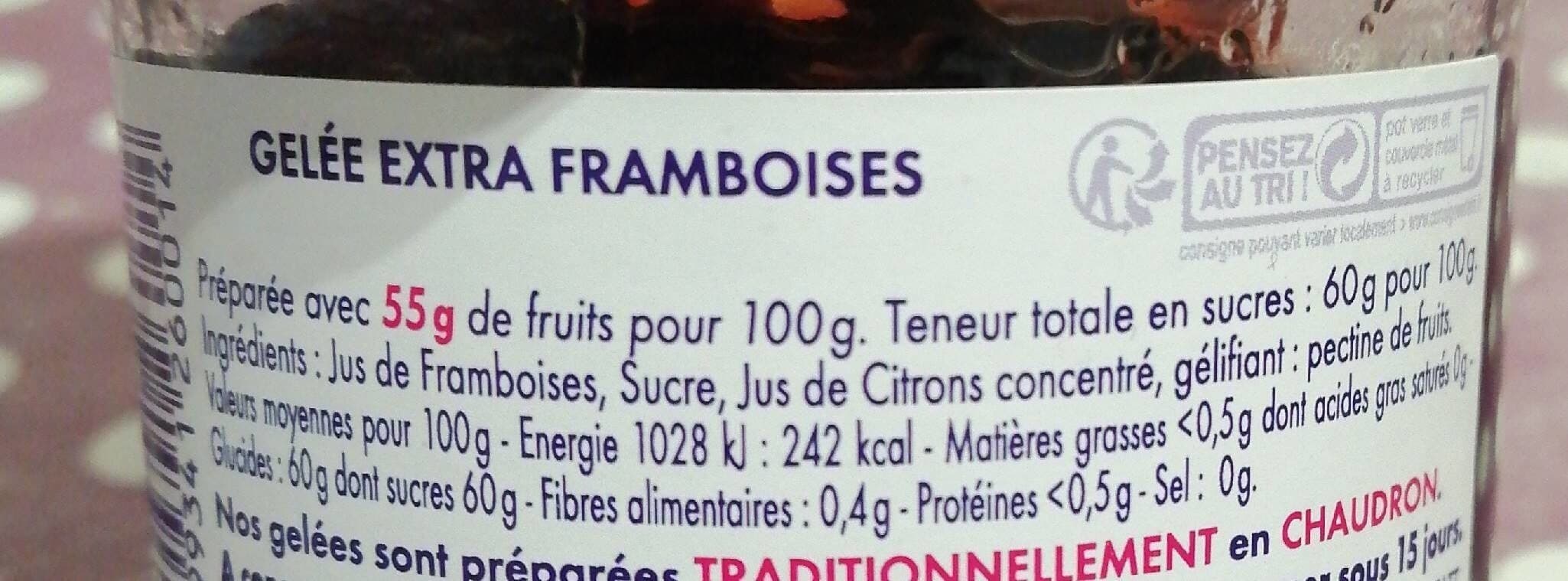 Beyer Gelee extra framboises packshot