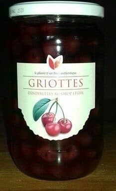 Sas Beyer Ģriottes dénoyautées au sirop léger packshot