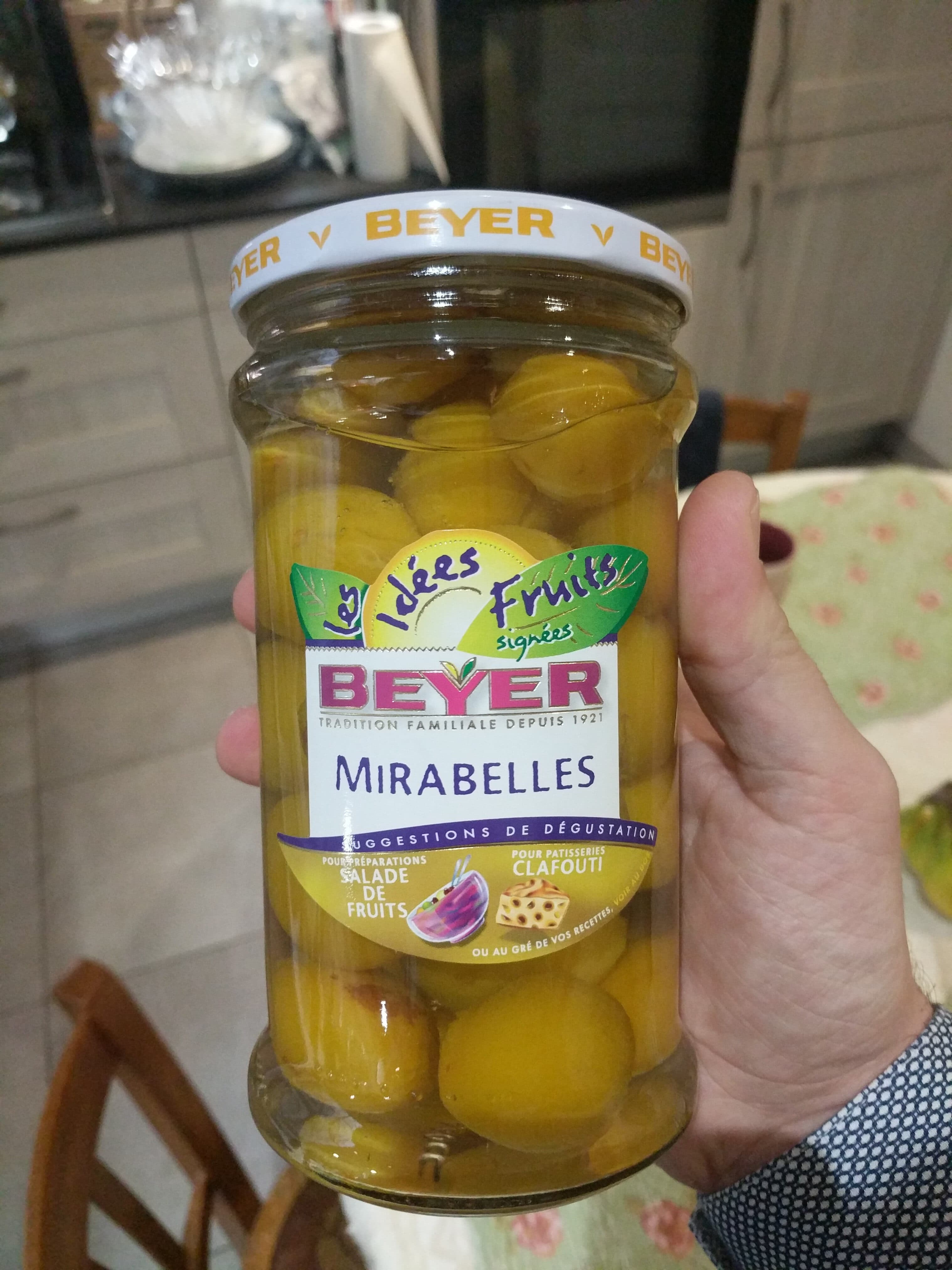 Beyer Mirabelles Au Sirop Beyer, Bocal 660ML, packshot