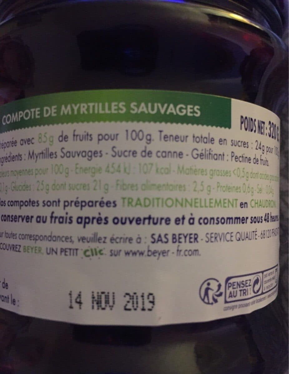Beyer Compote packshot