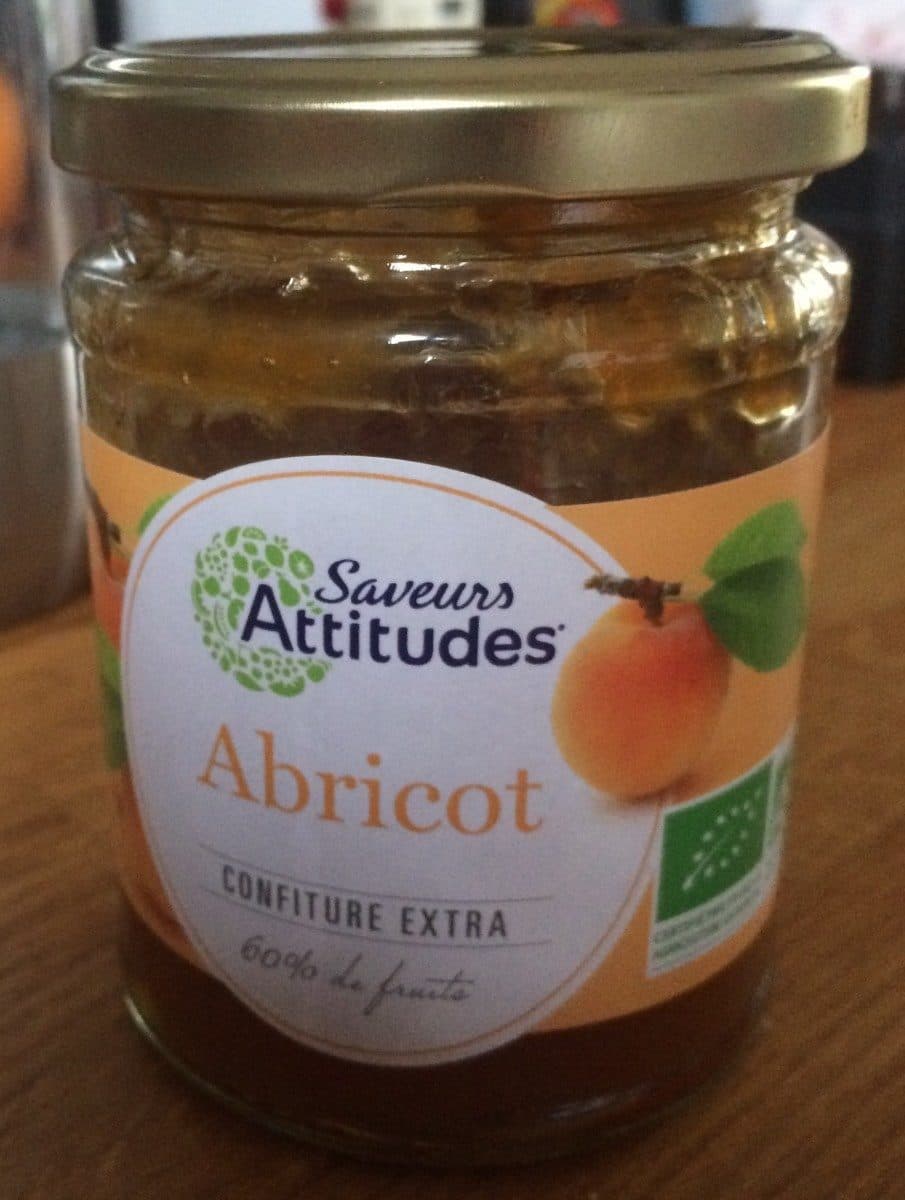 Saveurs attitudes Abricot / Confiture Extra / Confitures Bio packshot