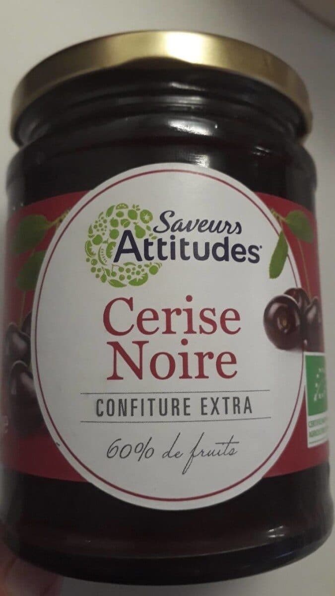 Saveurs attitudes Confiture Cerise Noire packshot