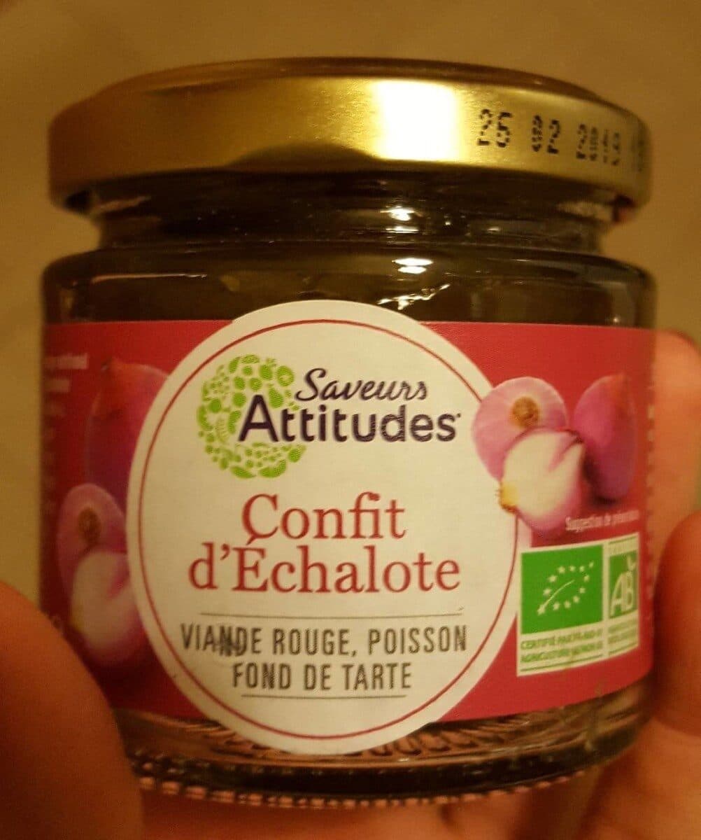 Saveurs attitudes Confit d'echalote packshot