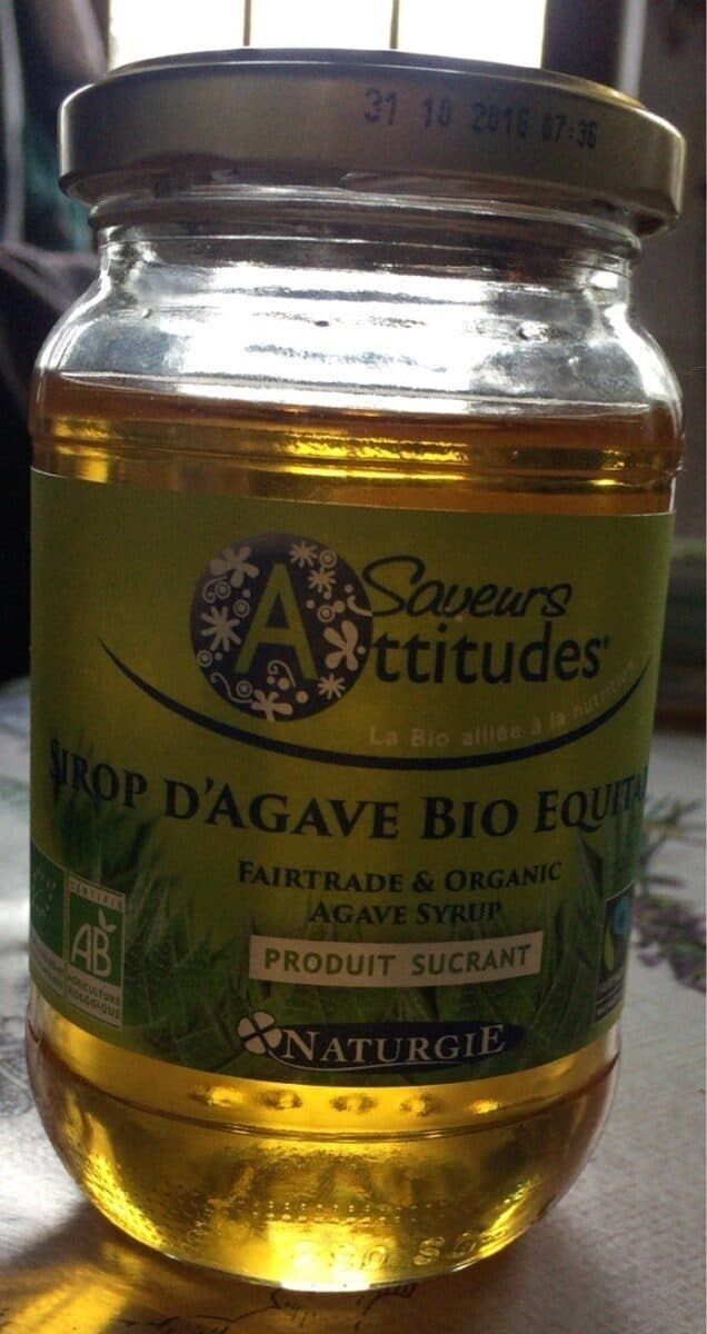 Saveurs attitudes Sirop d’agave bio equitable packshot