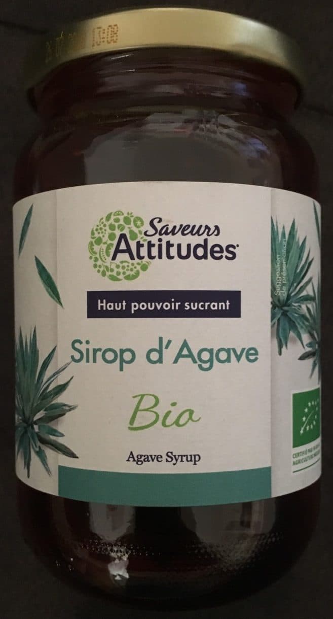 Saveurs attitudes Sirop d'Agave Bio packshot