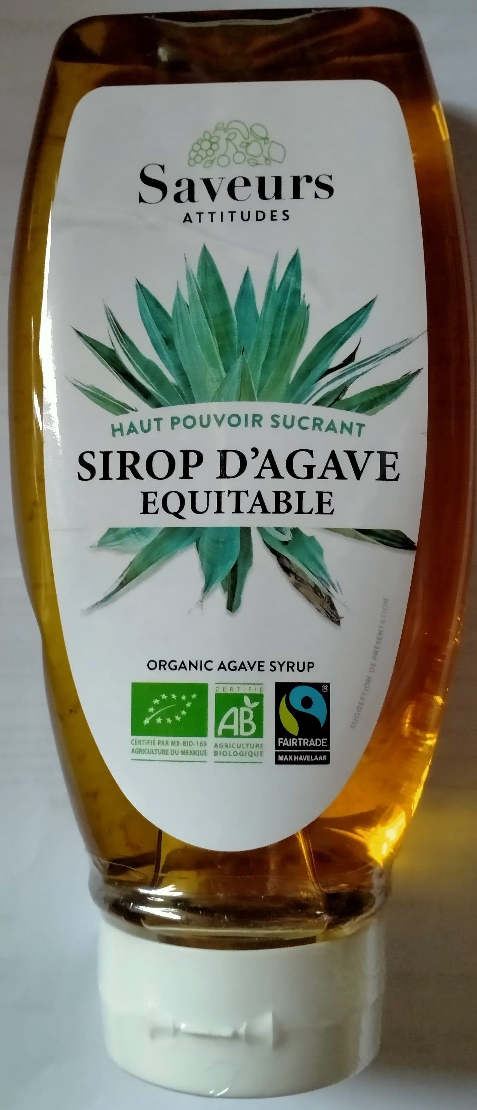 Saveurs Attitudes Sirop d'agave packshot