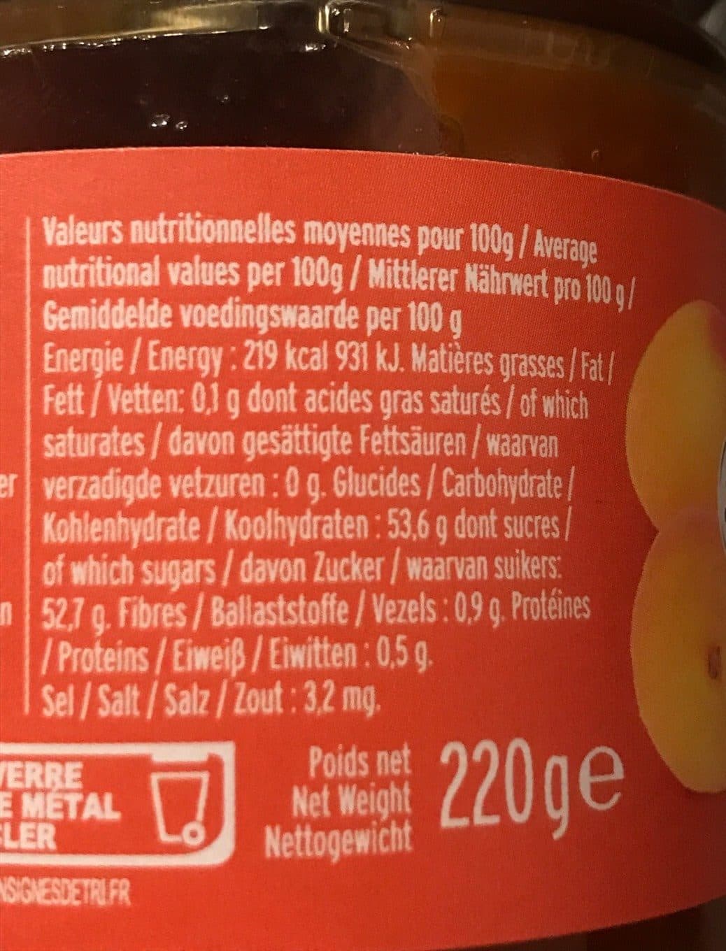 SAVEURS ATTITUDE Confiture Extra Abricot de France bio packshot