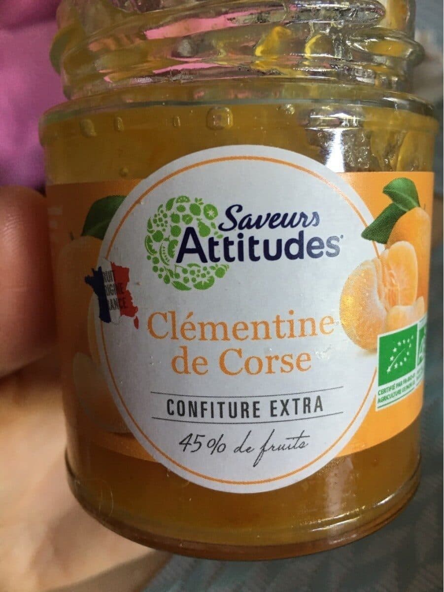 Saveurs Attitudes Confiture Clémentine Corse packshot