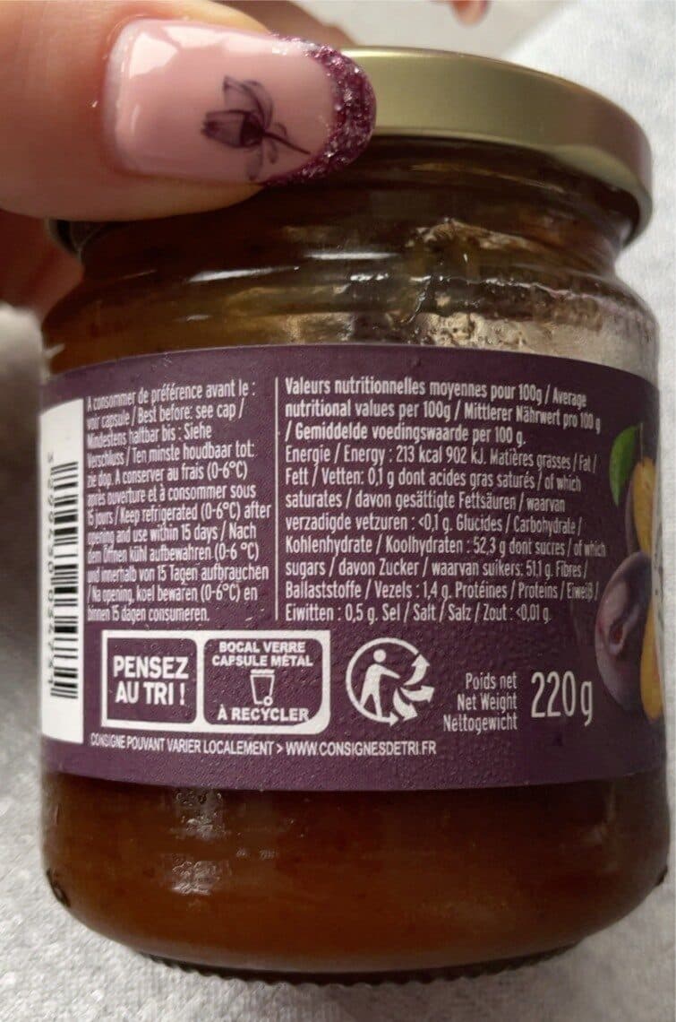 Saveurs Attitudes Prune de france packshot