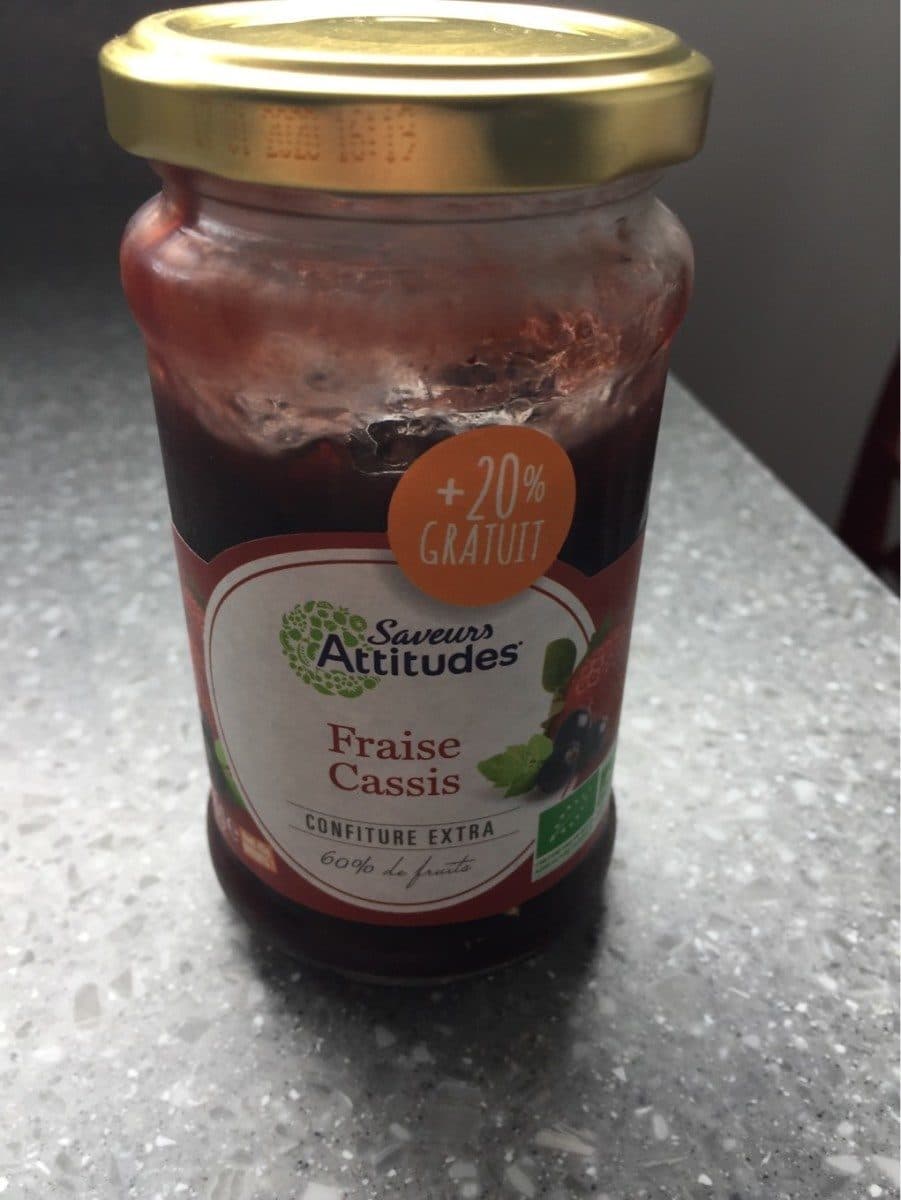 Saveurs attitudes Confiture saveurs attitudes packshot