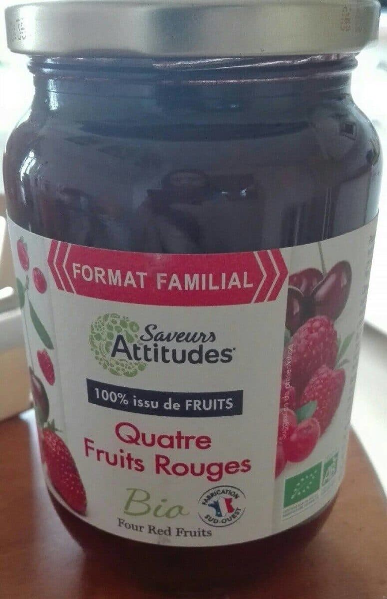 Saveurs Attitudes Quatre fruits rouges packshot