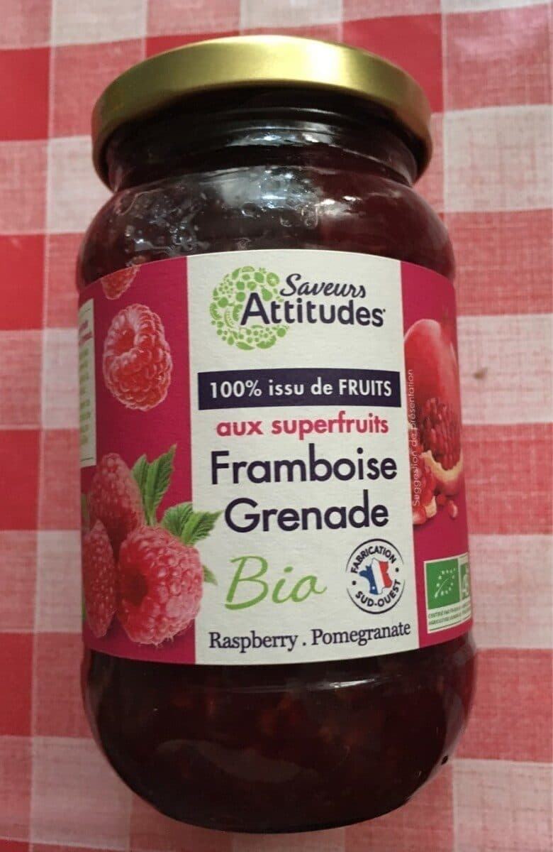 Saveurs attitudes Epicerie / Epicerie Sucrée / Confitures Bio packshot