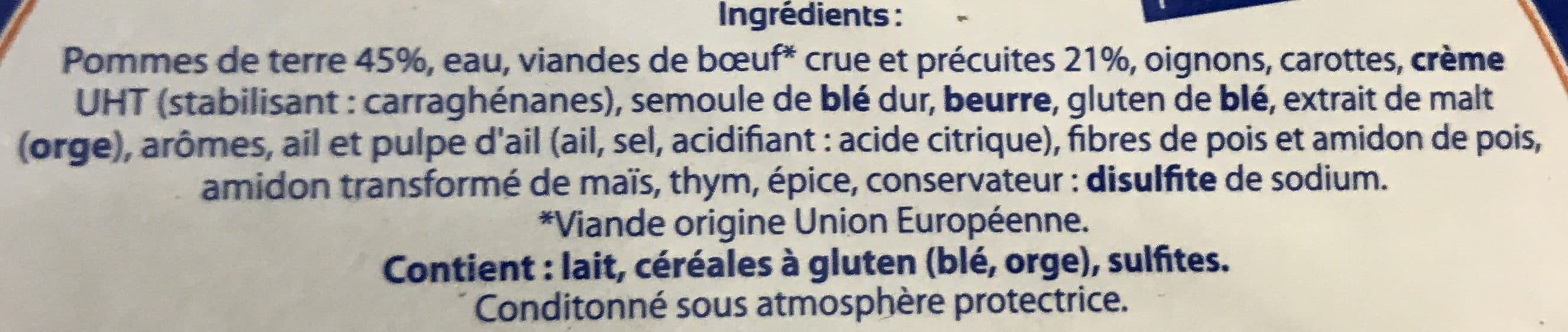 Soulié Restauration Hachis parmentier packshot