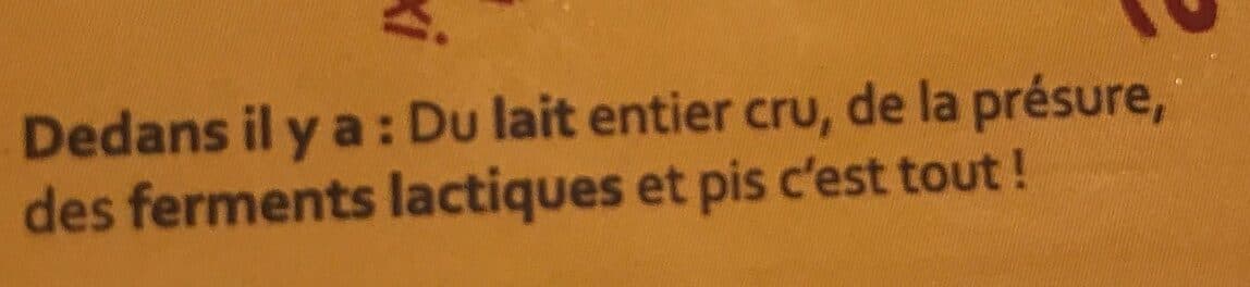 Open Food Facts Fromage blancs de Vache packshot