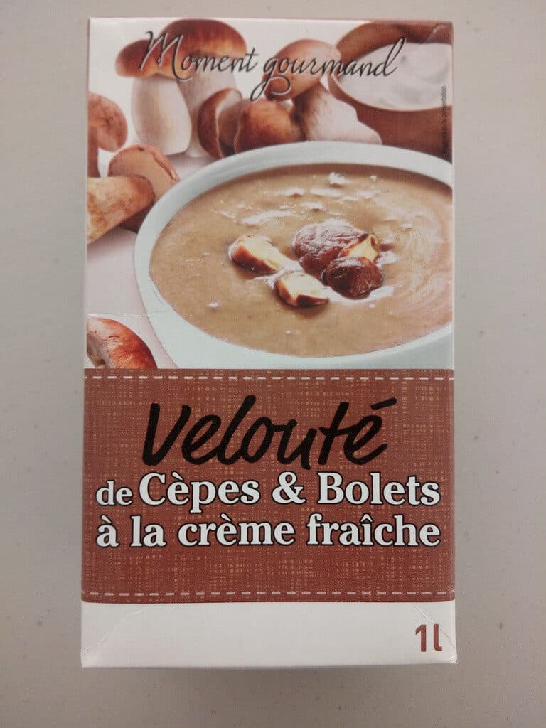 Moment gourmand Velouté cèpes et bolets packshot