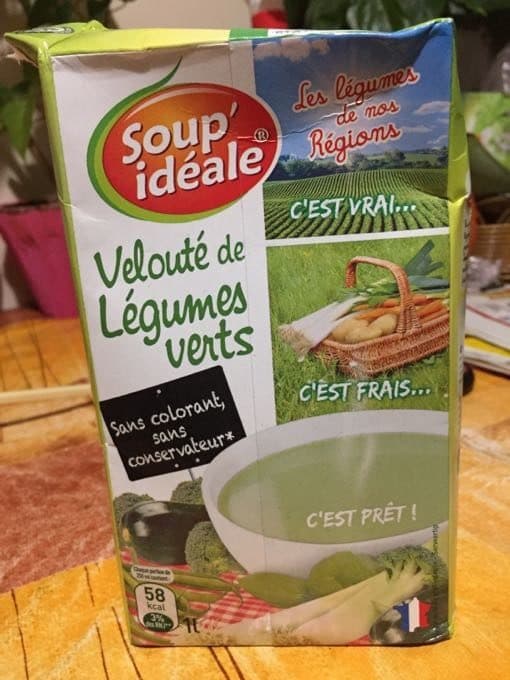 Soup'idéale Velouté de légumes verts packshot