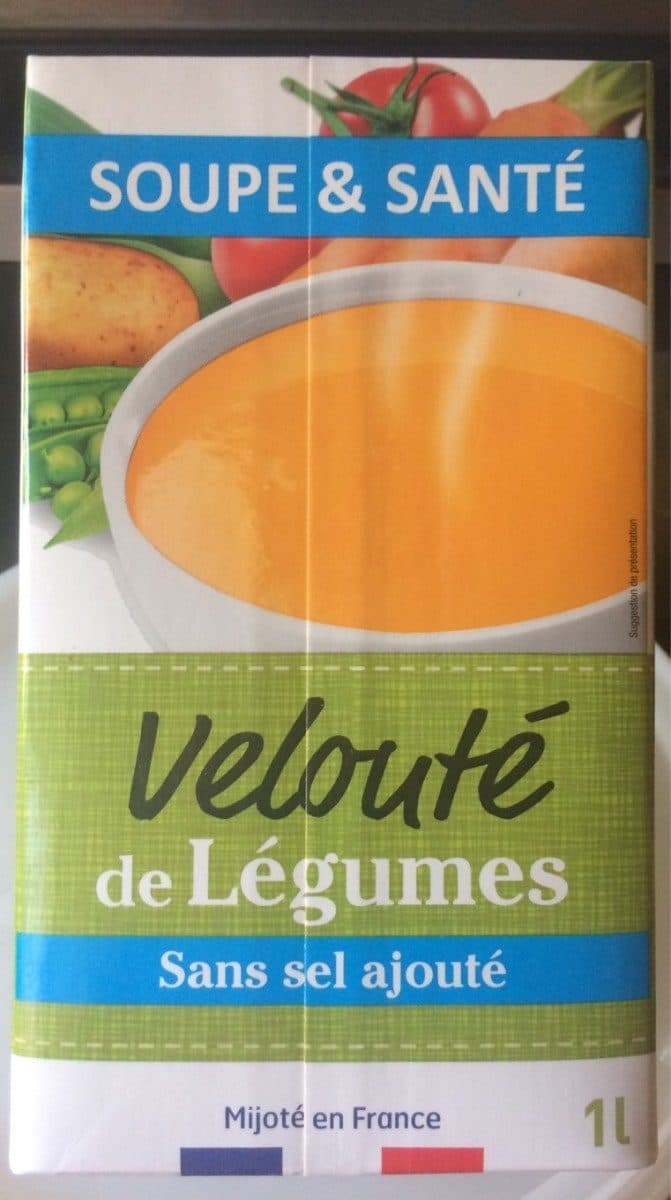 Open Food Facts Velouté de legumes sans sel ajouté packshot