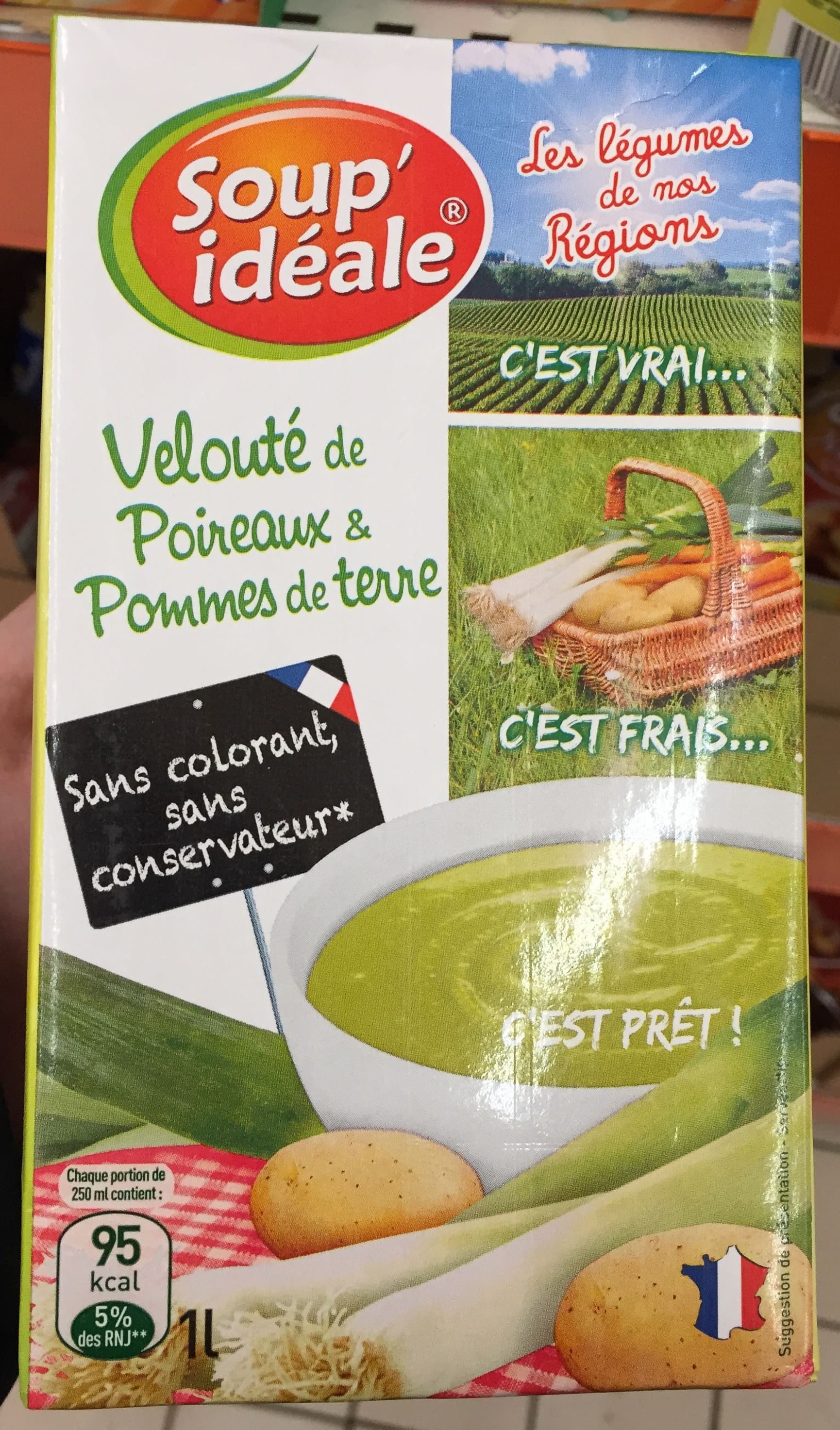Soup' Idéale Velouté de poireaux & pommes de terre packshot