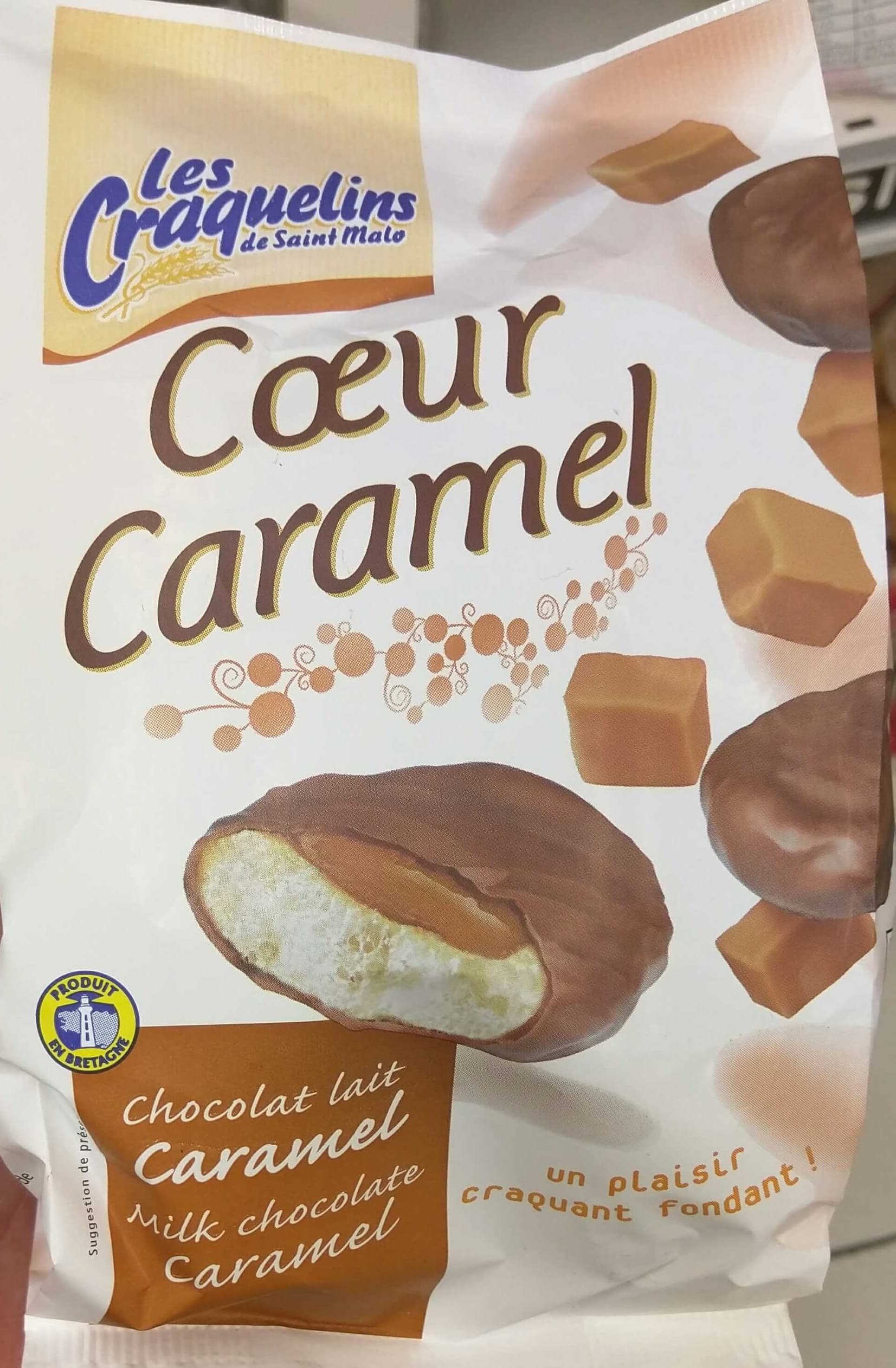 Les Craquelins de Saint Malo Cœur Caramel packshot
