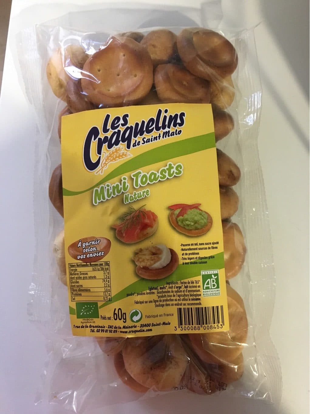 Craquelin Craquelins Mini Toast Nature packshot