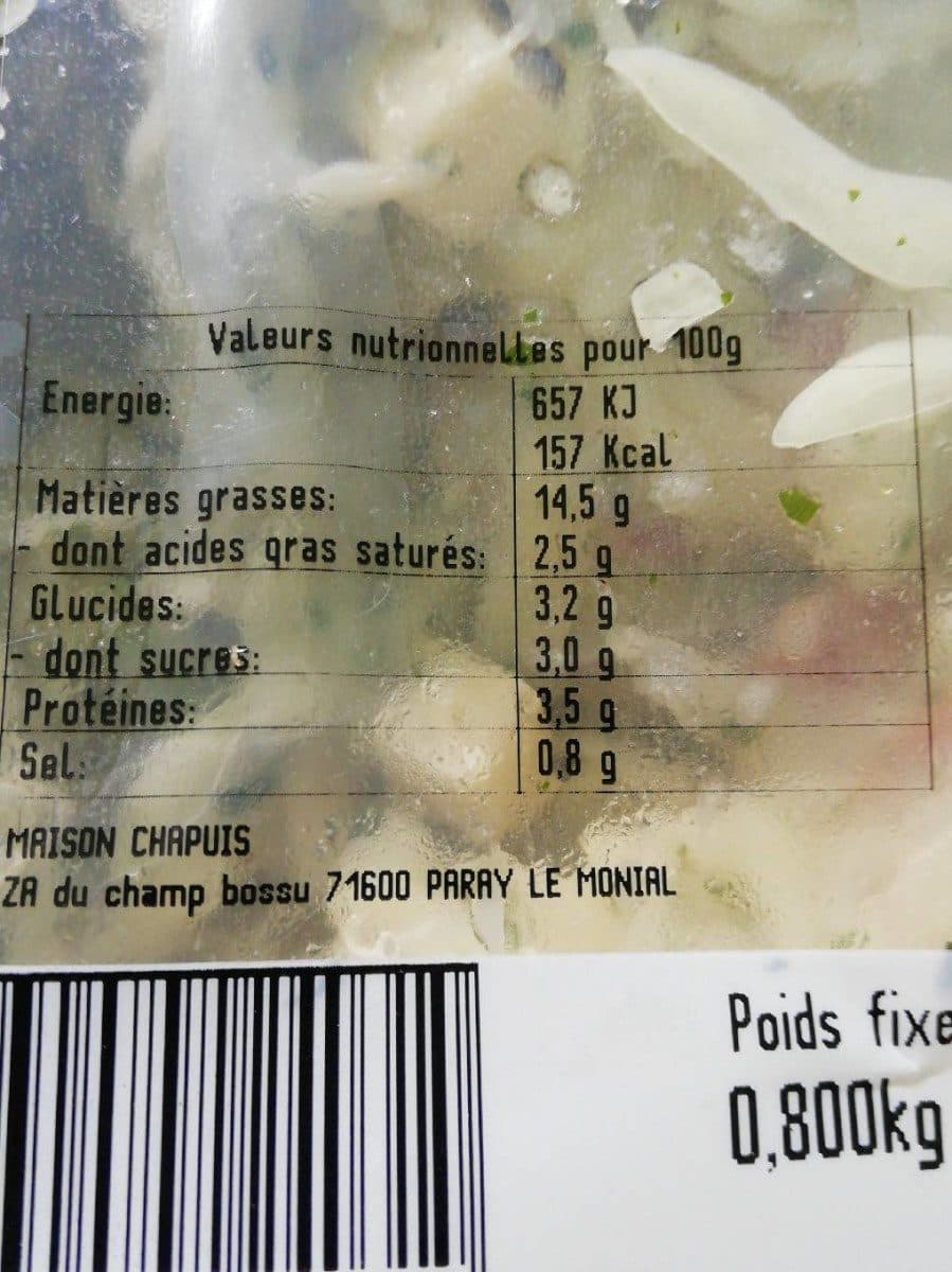 Open Food Facts Salade franc comtoise packshot