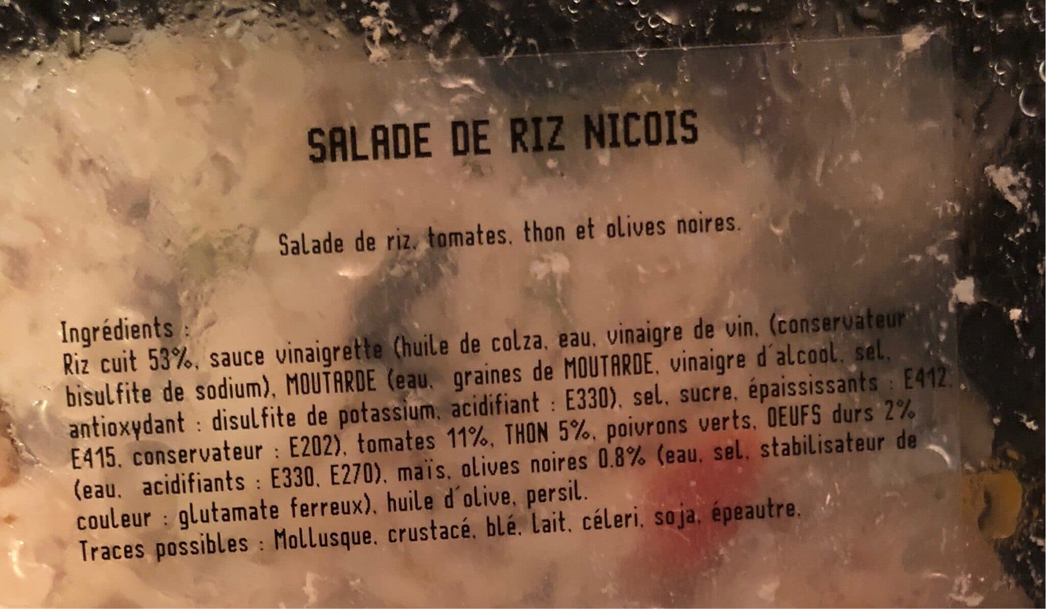 Open Food Facts Salade de riz packshot