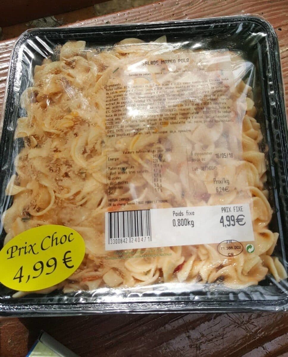 Open Food Facts Salade Marco polo packshot