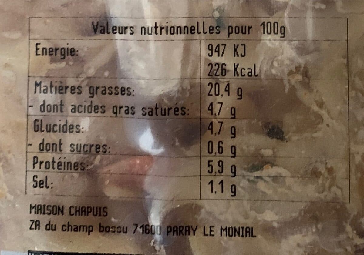 Open Food Facts Salade Marco polo packshot