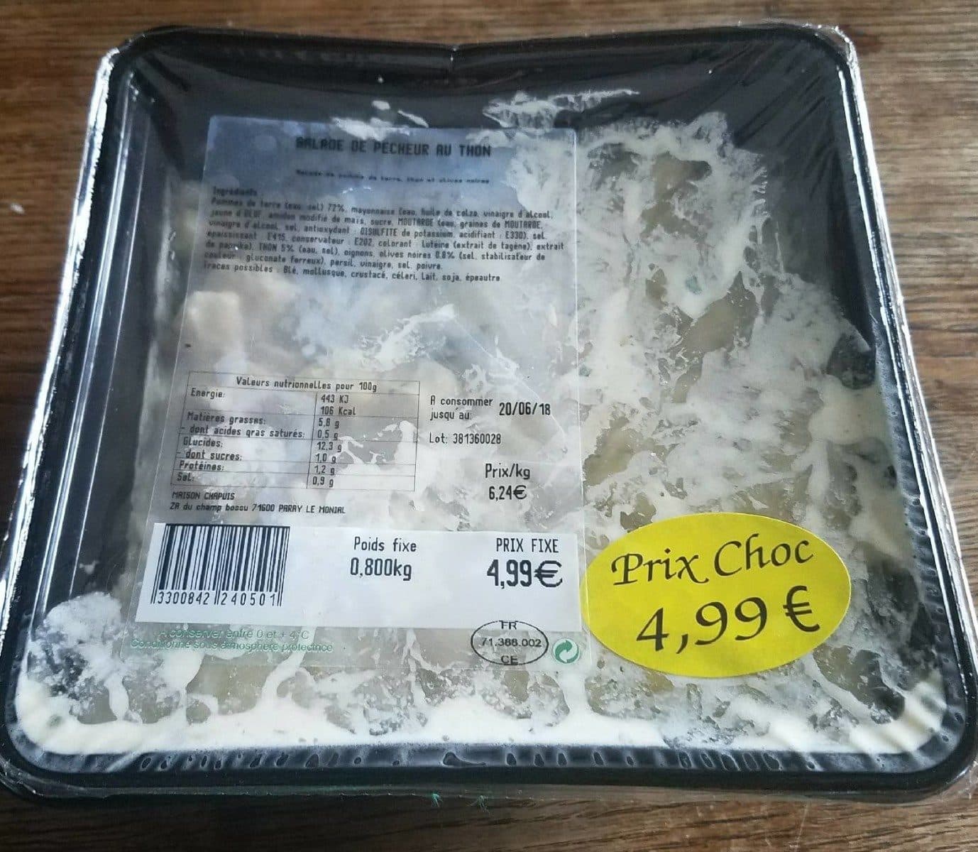 Open Food Facts Salade de pêcheur au thon packshot